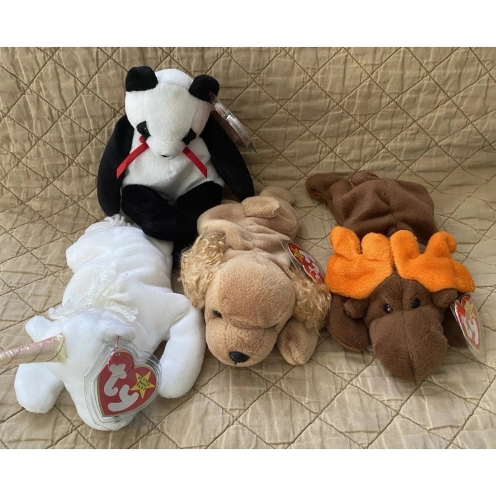 Beanie Babies Plush Toy Set